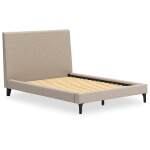 Cielden Full Upholstered Bed with Roll Slats - Image 4