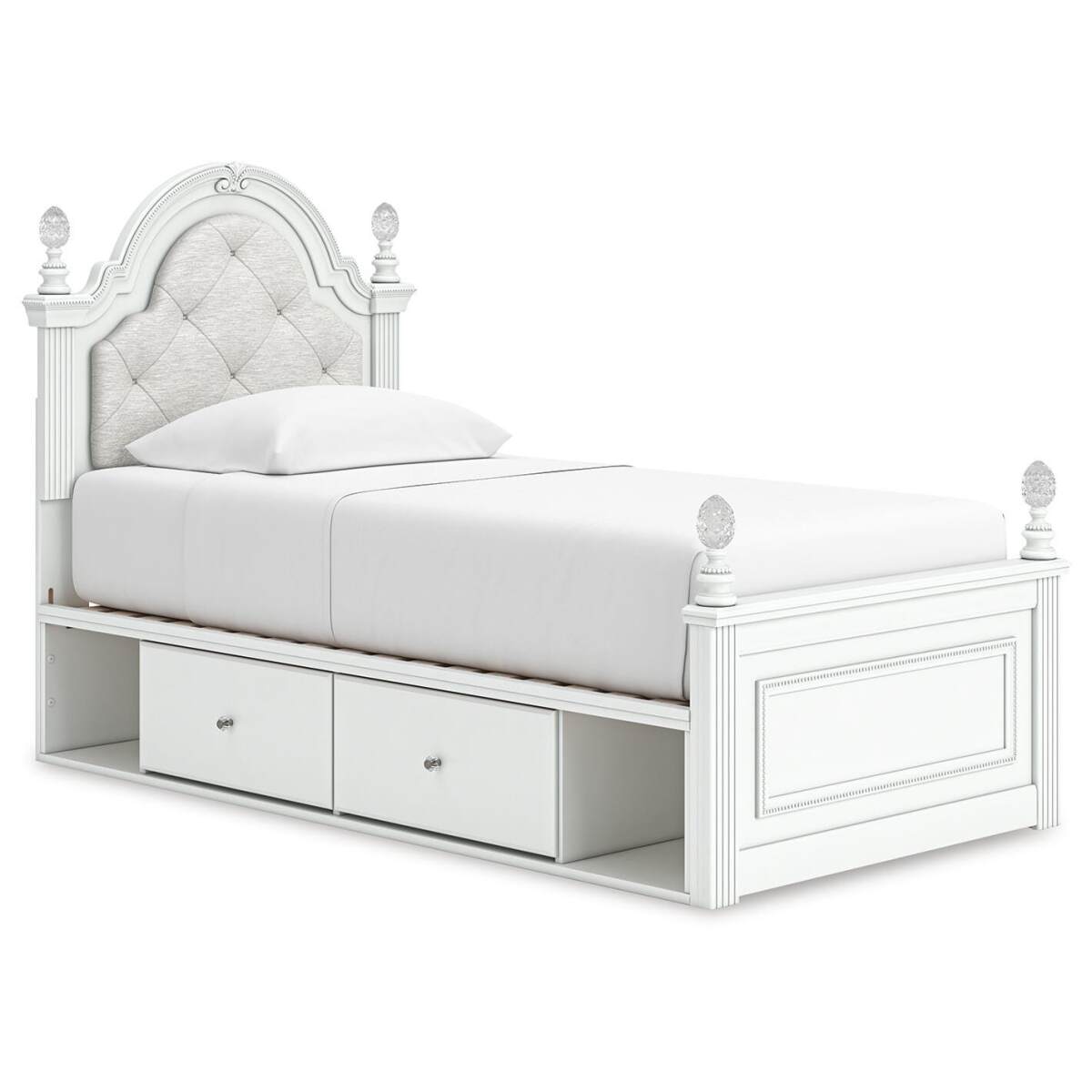 84392c74f86115c65def66f56d81e5c4 Kozlani Twin Upholstered Panel Bed with Storage - Image 1
