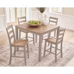 Harperfeld Counter Height Dining Table and 4 Counter Stools - Image 4