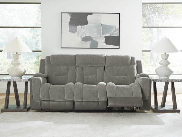 Mixed Motion Power Reclining Sofa - Image 8