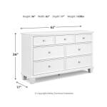 Fortman Full Panel Bed, Dresser and Nightstand - Image 11