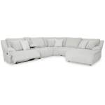 Top Tier 6-Piece Reclining Sectional with Chaise - Image 4
