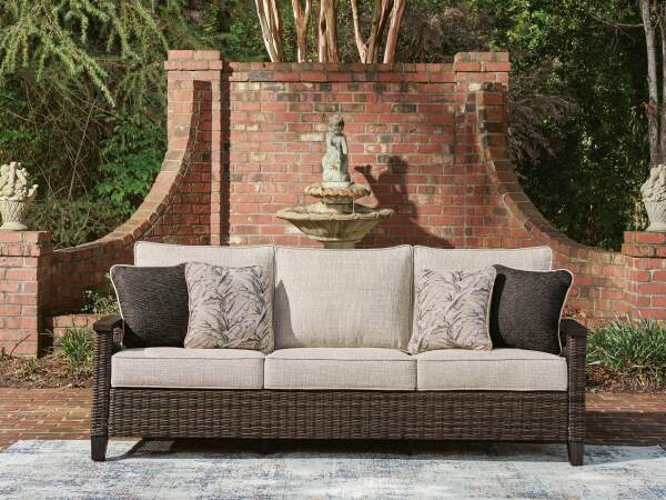 Monterey Point Outdoor Sofa with Cushion - Image 3