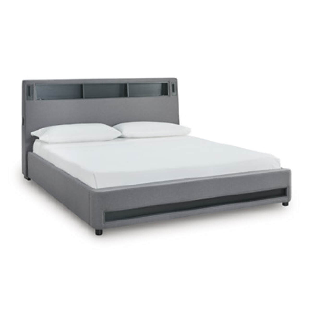 856076a6afe587db958adf6e63ccbe8e Verishaw King/California King Upholstered Headboard/Footboard/Roll Slats - Image 1