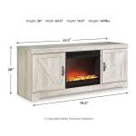 Bellaby 63" TV Stand with Fireplace - Image 5