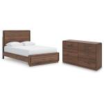 Fortlorn Queen Panel Bed and Dresser