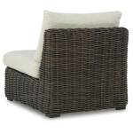 Kimora Outdoor Armless Chair with Cushion - Image 6