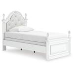 Kozlani Twin Upholstered Panel Bed