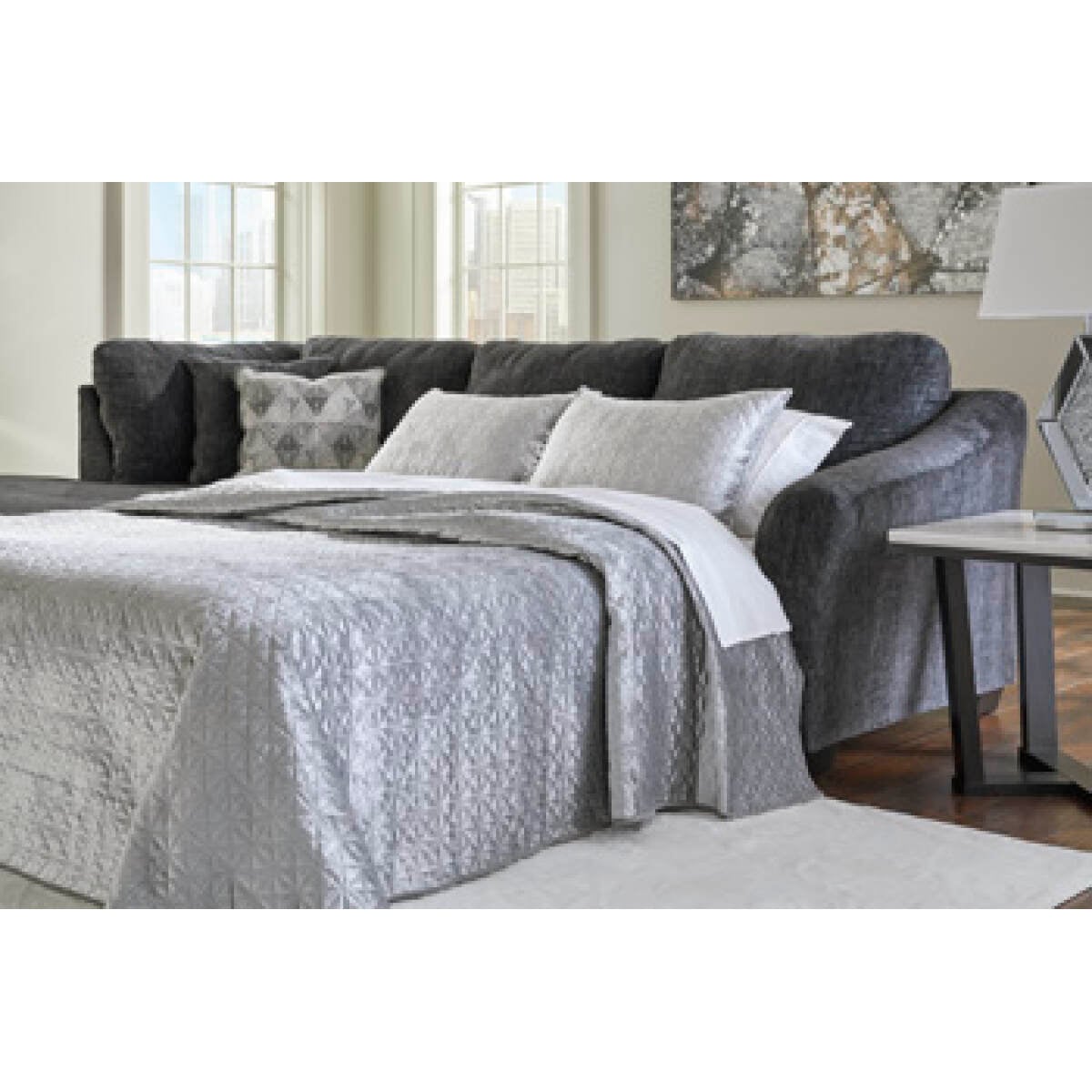 866c36cf43d3aad8382657656407baf4 Biddeford Right-Arm Facing Full Sofa Sleeper - Image 1