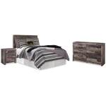 Derekson Full Panel Headboard, Dresser and Nightstand