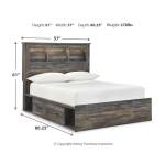 Drystan Full Bookcase Bed with 2 sided Storage, Dresser and Nightstand - Image 8