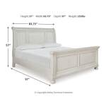 Robbinsdale King Sleigh Bed, Dresser and Mirror - Image 9