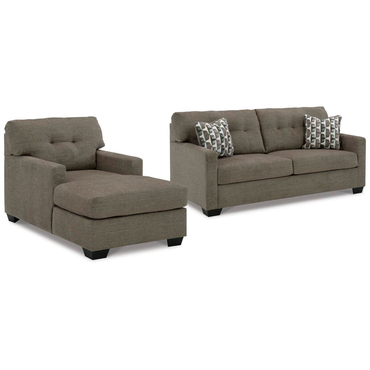 87fa50adea9dee39416b68f11352bab7 Mahoney Full Sofa Sleeper and Chaise - Image 1
