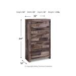 Derekson Full Panel Headboard, Chest and Nightstand - Image 7