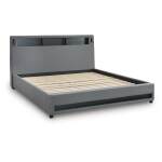 Verishaw California King Upholstered Bed with Wireless Audio - Image 6