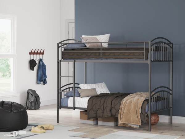 Lanceburg Twin over Twin Bunk Bed with Ladder - Image 2