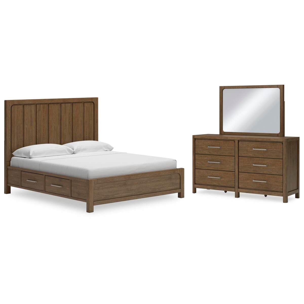 887f8cfbb017d18d0145ca929a6cea2c Cabalynn King Panel Bed with Storage, Dresser and Mirror - Image 1