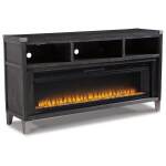 Todoe 65" TV Stand with Electric Fireplace - Image 2