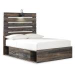 Drystan Full Panel Bed with 4 Storage Drawers - Image 2