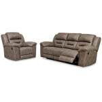 Stoneland Reclining Sofa and Recliner