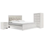 Altyra King Panel Bed, Chest and 2 Nightstands