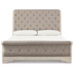 Realyn Queen Upholstered Sleigh Bed and Chest - Image 5