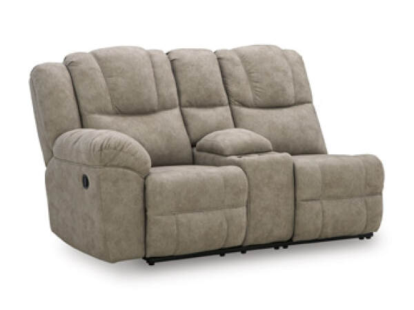 Pearce-Pike Left-Arm Facing Reclining Loveseat with Console