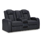 Fyne-Dyme Power Reclining Loveseat with Console