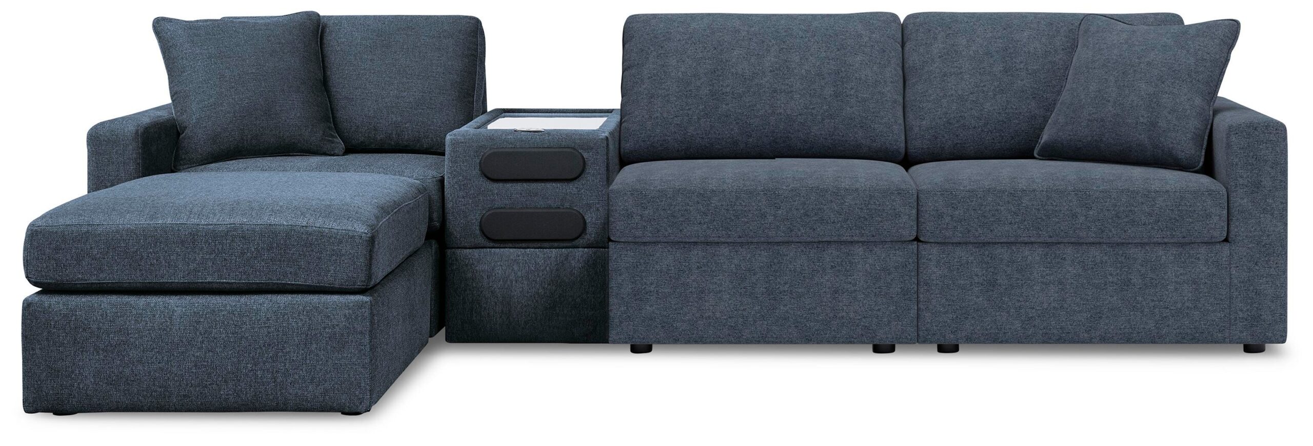89861604708fe16374196e32af7b9951 Modmax 4-Piece Sectional and Ottoman - Image 1