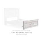 Makidern Queen Storage Footboard