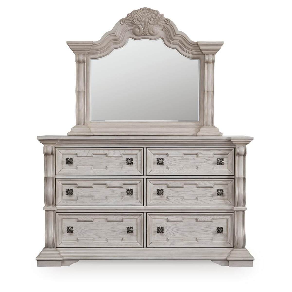 89b1010946c1cc9e7ad236369f652177 Bruchandi Dresser and Mirror - Image 1