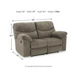Alphons Reclining Loveseat - Image 8