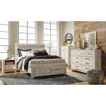 Bellaby Queen Platform Bed with 2 Storage Drawers - Image 3