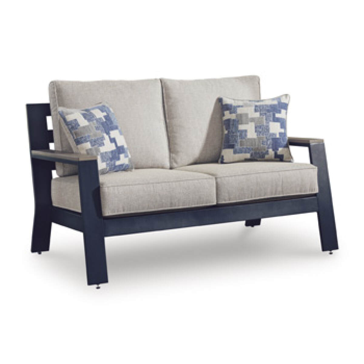 8a56d8cad3dec338d1c9242d4635d48a East Beach Outdoor Loveseat with Cushion - Image 1