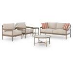 Bluff Trail Outdoor Love/Chairs/Tables Set (Set of 5) - Image 4