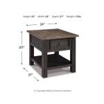 Tyler Creek Coffee Table and 2 End Tables - Image 8