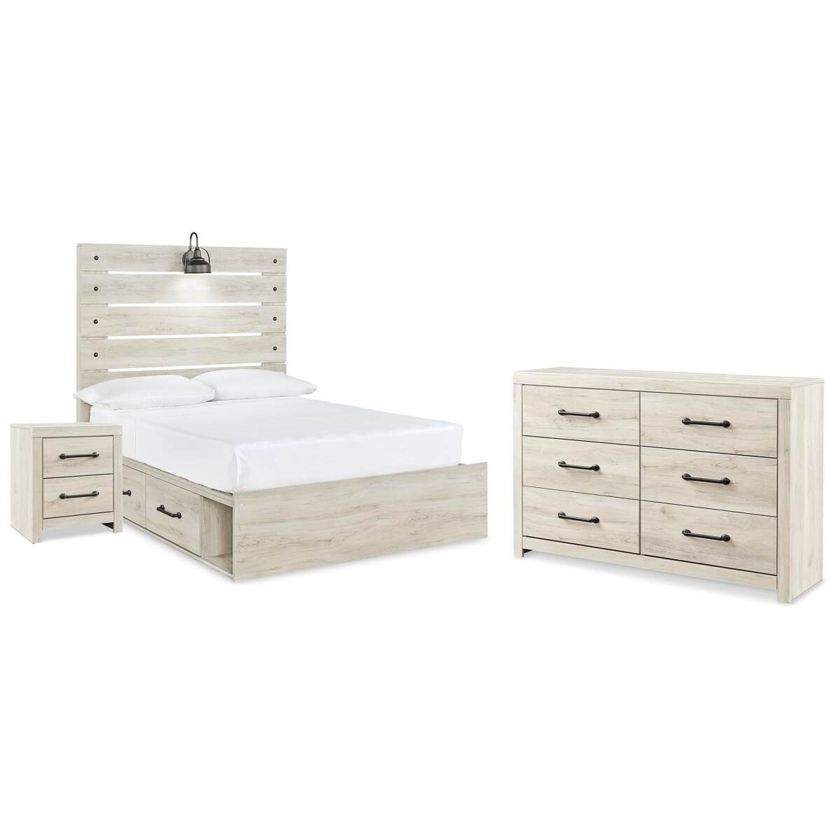 8b6196ffeb01fa891bd29656bec08b74 Cambeck Full Panel Bed with Storage, Dresser and Nightstand - Image 1