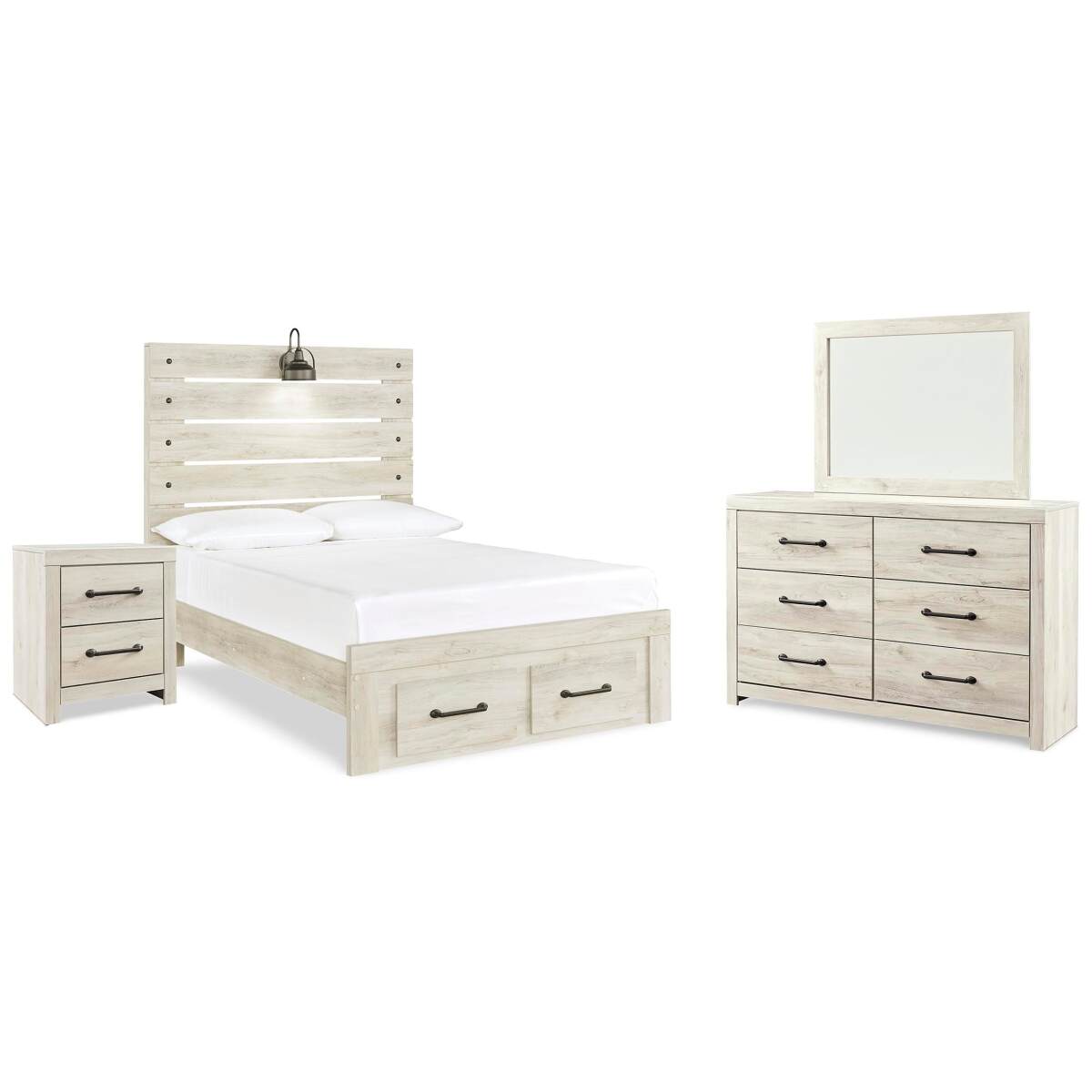 8b8af60c1416494e1f8c10a58de32d8b Cambeck Full Panel Bed, Dresser, Mirror and Nightstand - Image 1