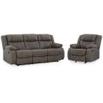 First Base Reclining Sofa and Recliner