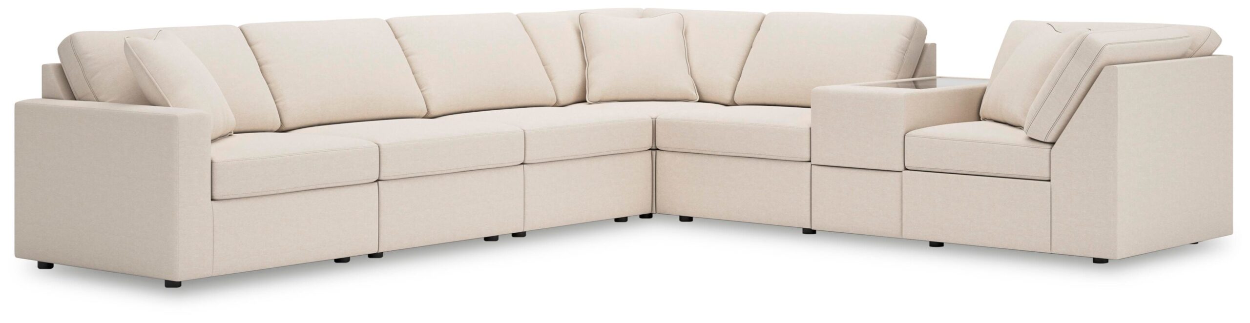 8b93307aebd25201fe5f4ced9d2ae3af Modmax 7-Piece Sectional - Image 1