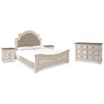 Realyn King Panel Bed, Dresser and 2 Nightstands