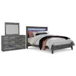 Baystorm Queen Panel Bed, Dresser and Mirror