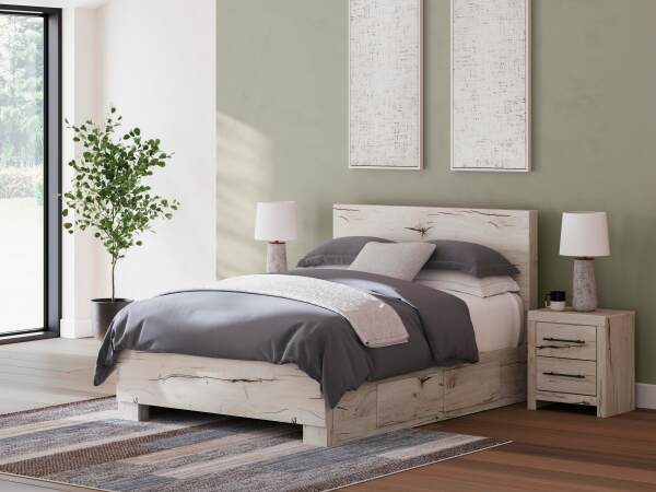 Lawroy Full Panel Bed with Storage - Image 3