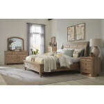 Cambridge Queen Sleigh Bed Hb ICB-400-KHK-KD-3 - Image 18