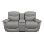 James Power Reclining Loveseat w/ Headrest, Lumbar & Console - X49521