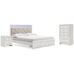 Altyra King Storage Bed, Chest and Nightstand