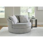 Casselbury Oversized Swivel Chair and Ottoman - Image 12
