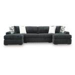 Midnight-Madness 3-Piece Double Chaise Sectional