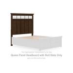 Taffenbrook Queen Panel Headboard with Roll Slats