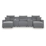 Modmax II 5-Piece Power Reclining Sectional with Chaise and Consoles